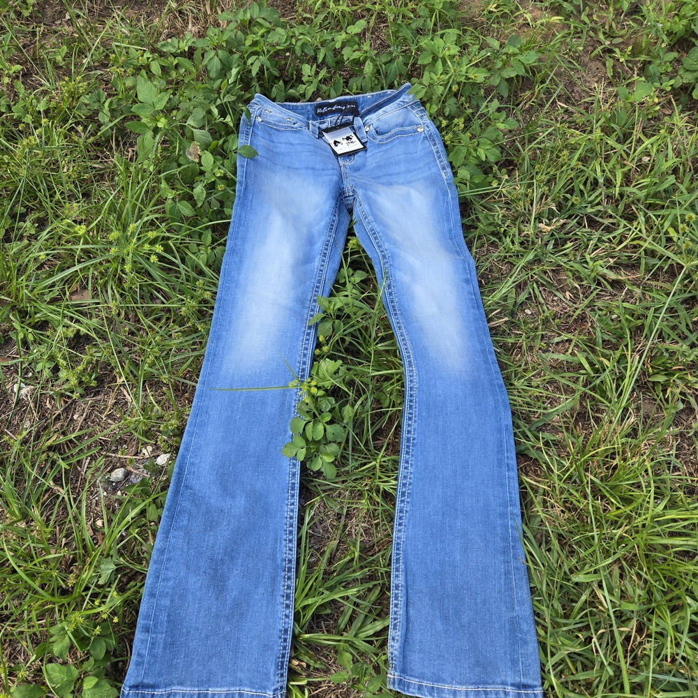Classic Blue Flare Jeans for Women